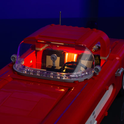 LED lighting bundle for Vehicle LEGO sets with USB and battery powered tool-free install for collectors