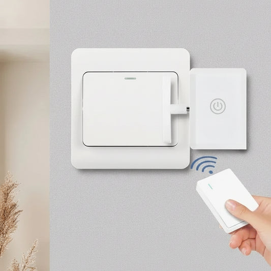 wireless switch pusher robot RF remote light control fingerbot wall switch USB rechargeable lazy gadget – Round Disc Remote, Mini Wall-Switch Remote