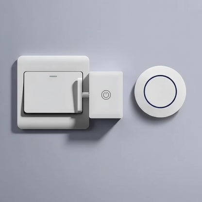 wireless switch pusher robot kit with round disc RF remote button compatible flush wall switches USB rechargeable – Round Disc Remote