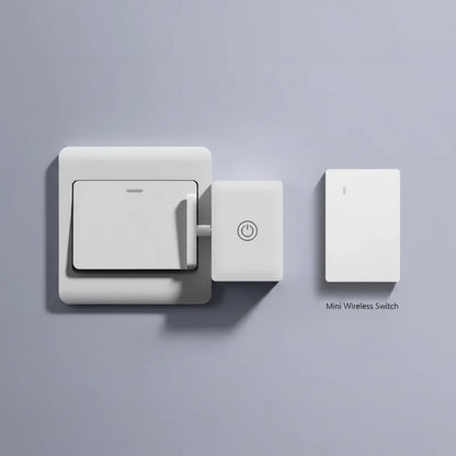 wireless switch pusher robot kit rectangular mini wall switch RF remote compatible flush switch panels gadget – Mini Wall-Switch Remote