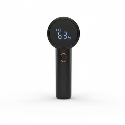 Puzzloria rechargeable electric fabric shaver with LED display and 6-blade stainless steel system for removing lint from clothing and furniture