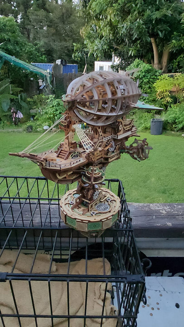 Puzzloria™ | Sailing In Fog - 3D Mechanical Airship Puzzle Customer Review