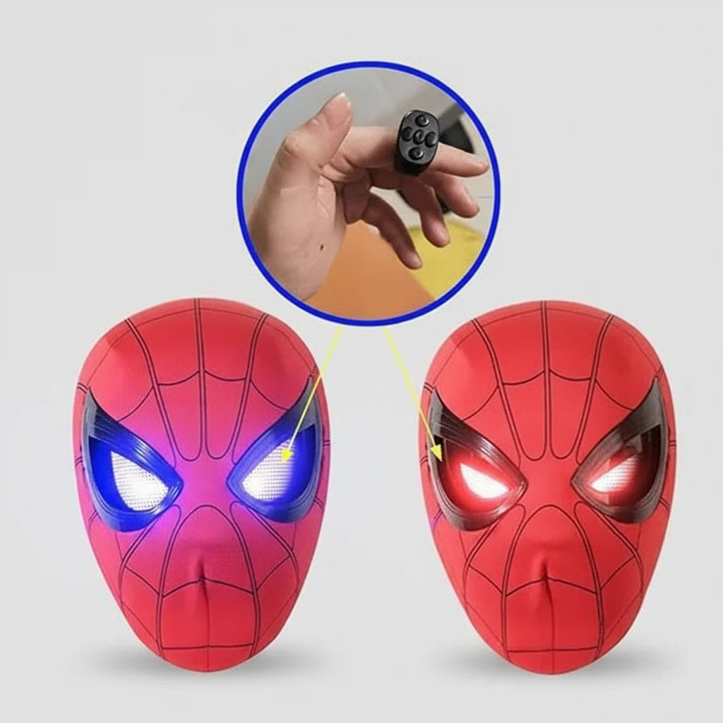 Spiderman Mask Moving Eyes LED Remote Control Cosplay Halloween for Adults Kids 3256807158706724_49 3256807158706724_96 3256807158706724_69