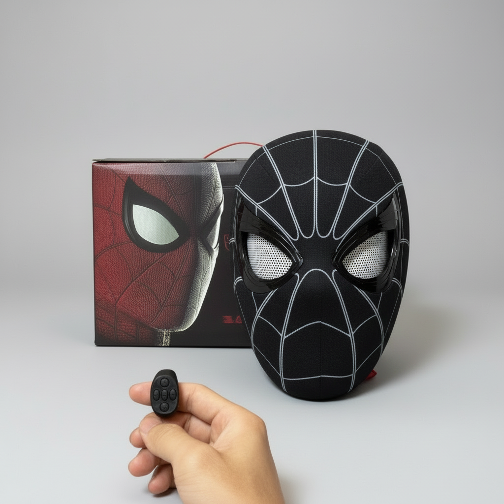 Spiderman Mask Moving Eyes LED Remote Control Cosplay Halloween for Adults Kids 3256807158706724_98 3256807158706724_87 3256807158706724_32