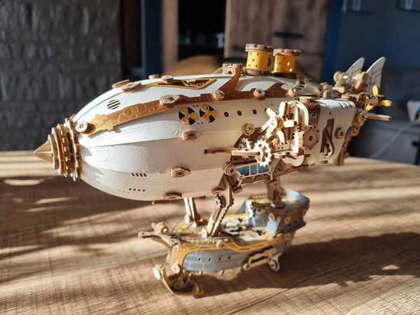 Puzzloria™ | Steampunk Navigator Airship 3D Wooden Puzzle Kit Customer Review