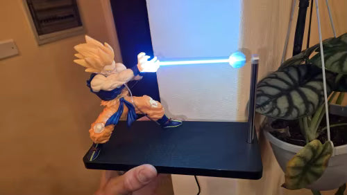 Puzzloria™ | Dragon Ball Super Saiyan Magnetic Light Beam Figurine Customer Review