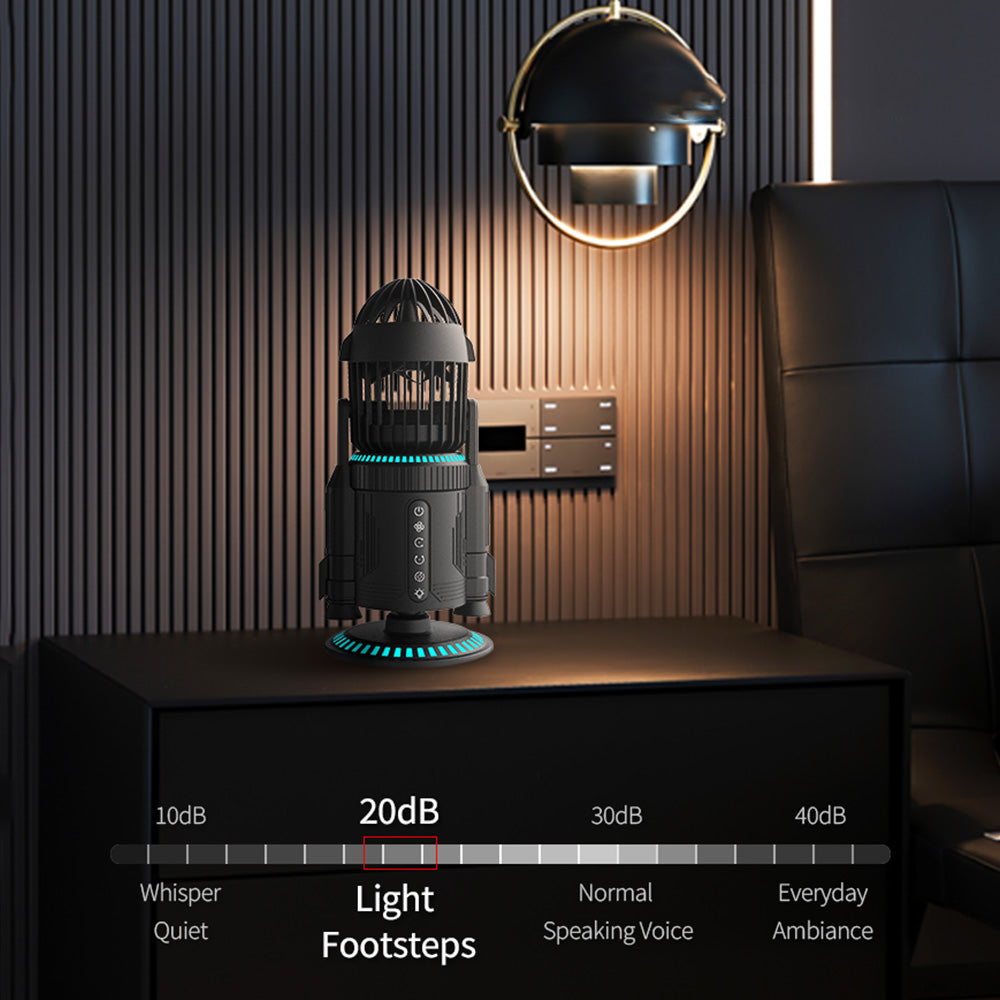 Puzzloria™ | Creative Rocket Desktop Fan