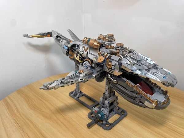 Puzzloria™ | Mechanical Whale Building Blocks Set Customer Review