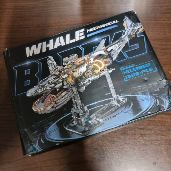 Puzzloria™ | Mechanical Whale Building Blocks Set Customer Review