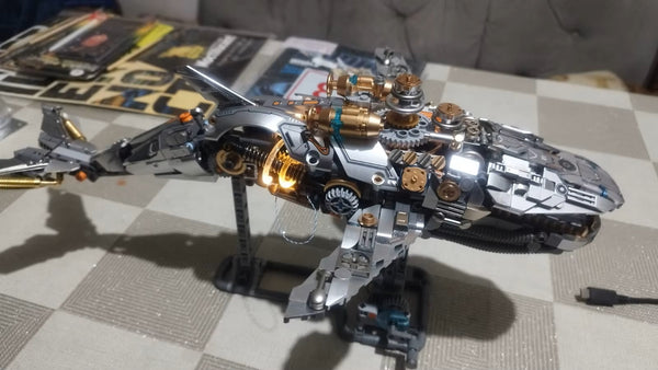 Puzzloria™ | Mechanical Whale Building Blocks Set Customer Review