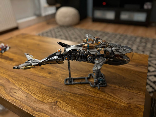 Puzzloria™ | Mechanical Whale Building Blocks Set Customer Review